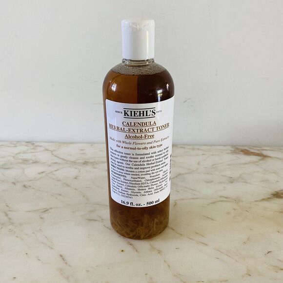 KIEHL'S Calendula Herbal-Extract Alcohol-Free Toner 16.9 fl. oz. / 500ml - Picture 1 of 3